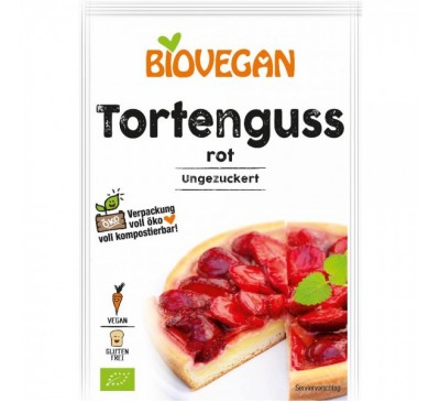 Gelatina vegana rosie FARA GLUTEN bio 2x7 g
